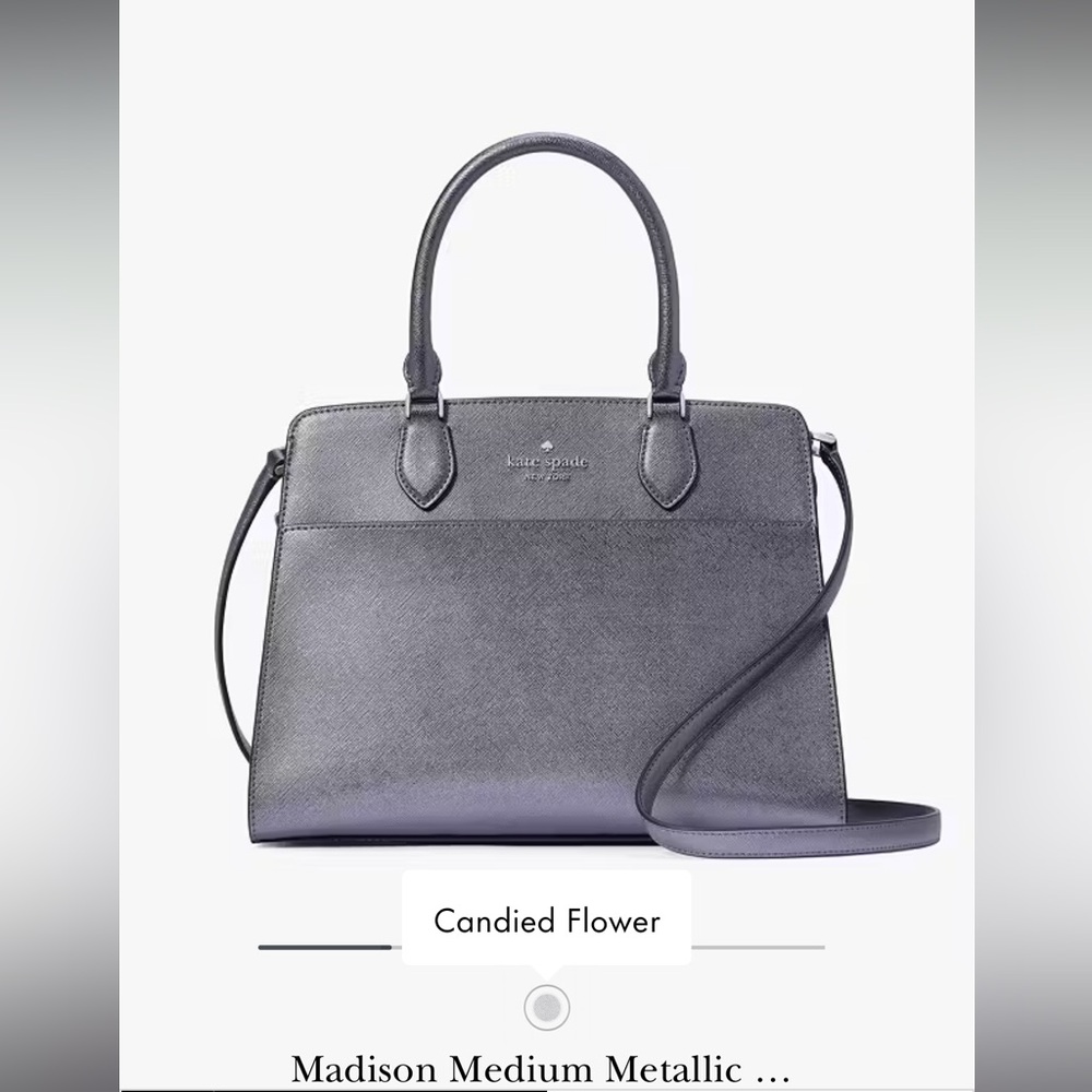 Kate Spade Madison Metallic Satchel AND Wallet Set